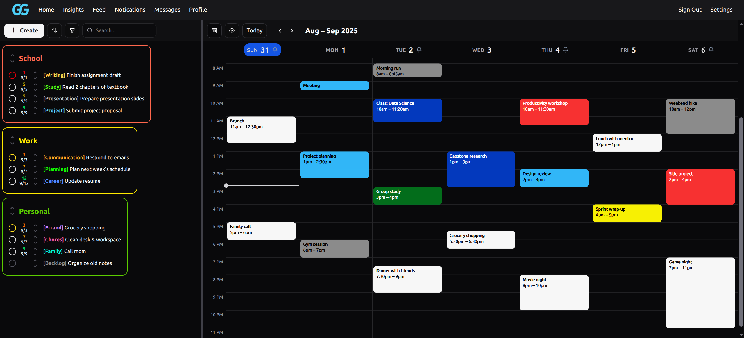 Split-Screen Interface Preview